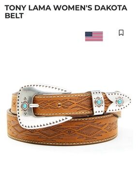 Tony Lama Dakota Western Belt